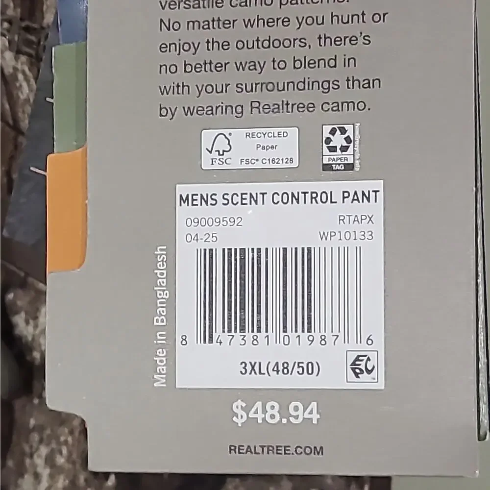 Realtree apx scent
